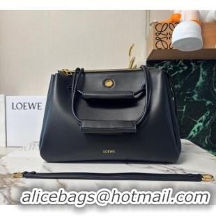 Luxury Classic Loewe Large Madrid bag in supple calfskin 052510 Black 2025