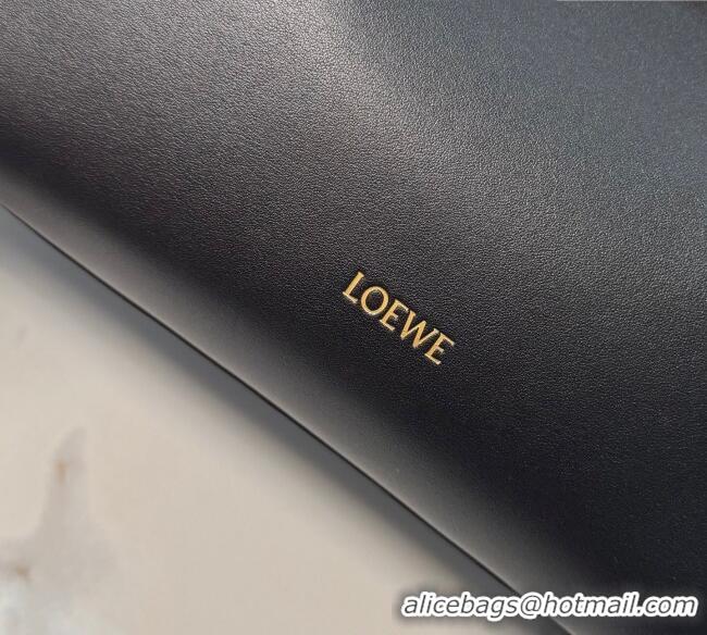 Luxury Classic Loewe Large Madrid bag in supple calfskin 052510 Black 2025