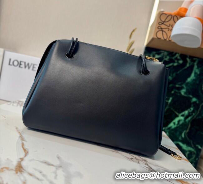 Luxury Classic Loewe Large Madrid bag in supple calfskin 052510 Black 2025
