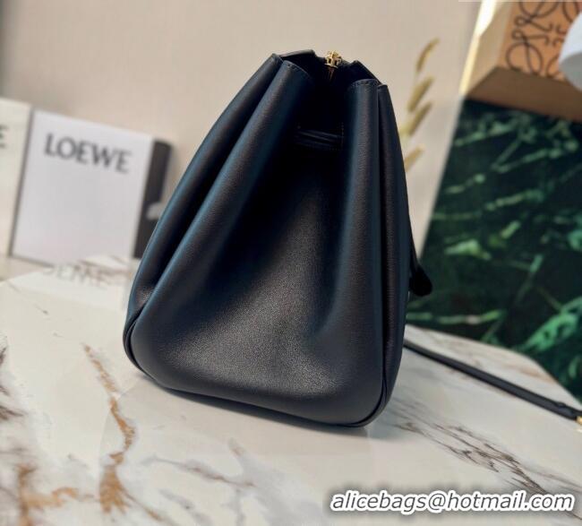 Luxury Classic Loewe Large Madrid bag in supple calfskin 052510 Black 2025