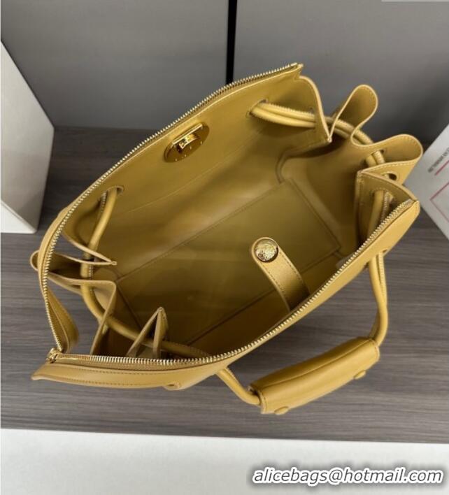 Market Sells Loewe Small Madrid bag in supple calfskin 012452 Yellow 2025