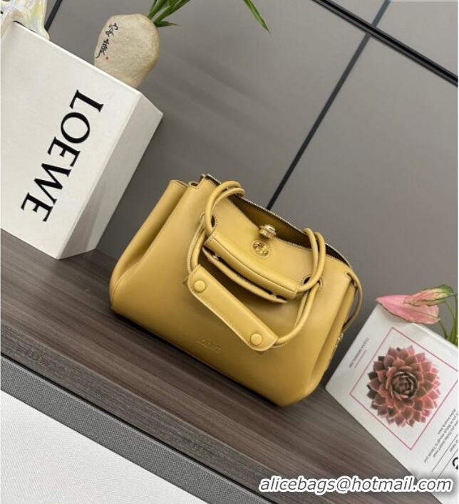 Market Sells Loewe Small Madrid bag in supple calfskin 012452 Yellow 2025
