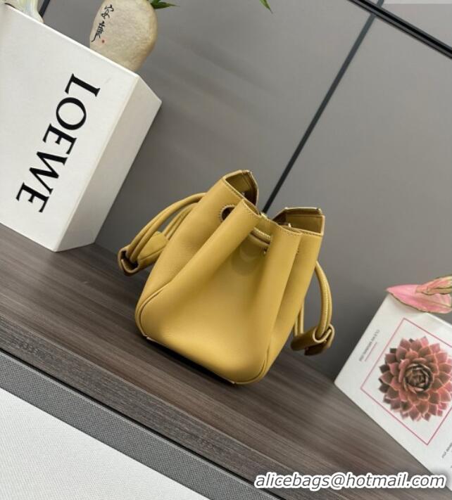 Market Sells Loewe Small Madrid bag in supple calfskin 012452 Yellow 2025