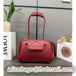 Market Sells Loewe Small Madrid bag in supple calfskin Burnt 012452 Red 2025