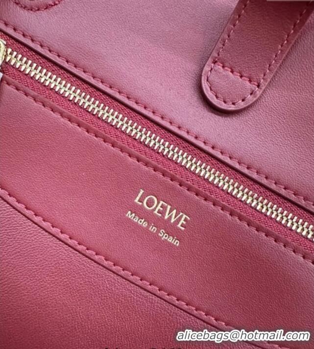 Market Sells Loewe Small Madrid bag in supple calfskin Burnt 012452 Red 2025