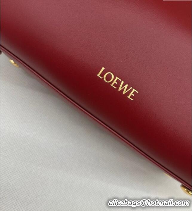 Market Sells Loewe Small Madrid bag in supple calfskin Burnt 012452 Red 2025