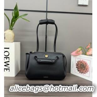 Buy Discount Loewe Small Madrid bag in supple calfskin 012452 Black 2025