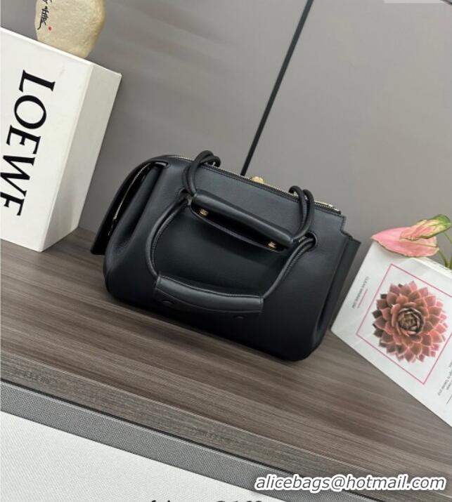 Buy Discount Loewe Small Madrid bag in supple calfskin 012452 Black 2025