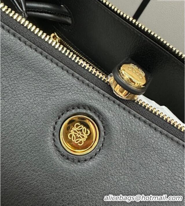 Buy Discount Loewe Small Madrid bag in supple calfskin 012452 Black 2025