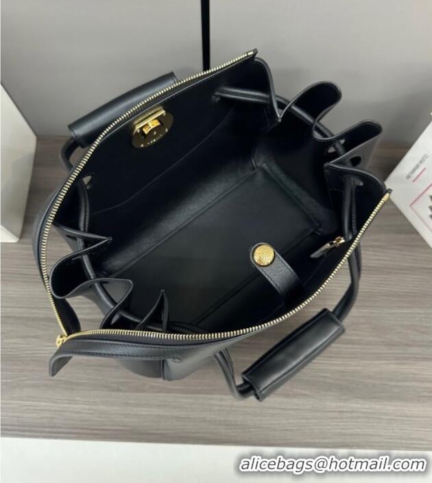 Buy Discount Loewe Small Madrid bag in supple calfskin 012452 Black 2025