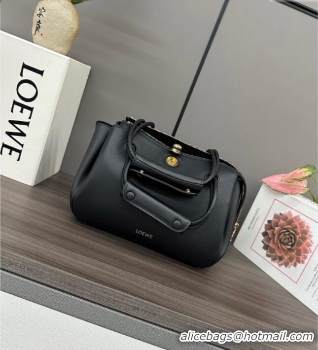 Buy Discount Loewe Small Madrid bag in supple calfskin 012452 Black 2025