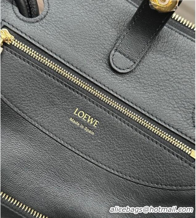 Buy Discount Loewe Small Madrid bag in supple calfskin 012452 Black 2025