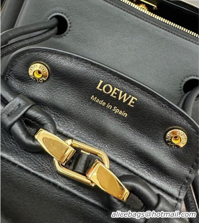 Buy Discount Loewe Small Madrid bag in supple calfskin 012452 Black 2025