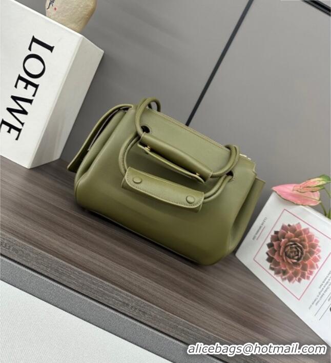 Spot Bulk Loewe Small Madrid bag in supple calfskin 012452 Green 2025