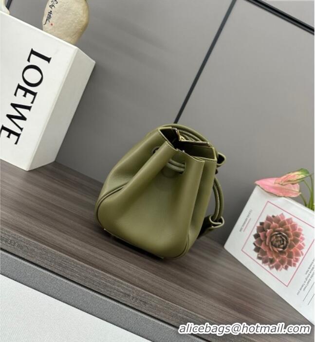 Spot Bulk Loewe Small Madrid bag in supple calfskin 012452 Green 2025