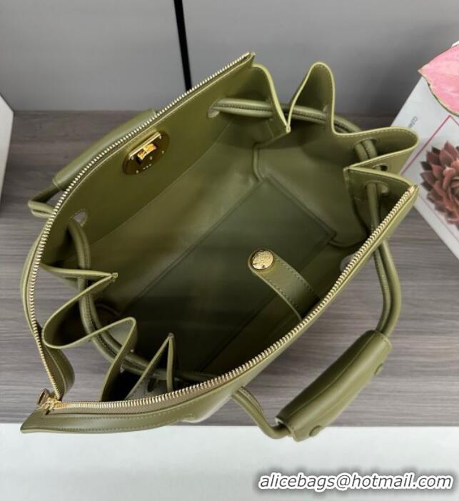 Spot Bulk Loewe Small Madrid bag in supple calfskin 012452 Green 2025