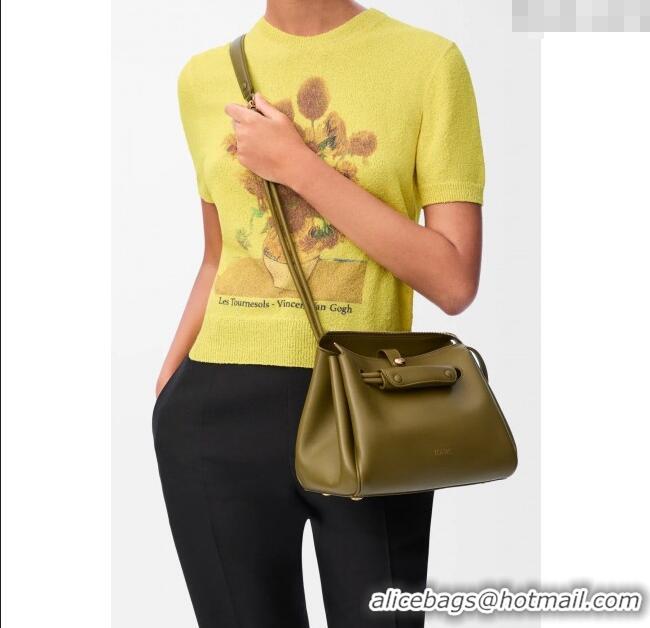 Spot Bulk Loewe Small Madrid bag in supple calfskin 012452 Green 2025