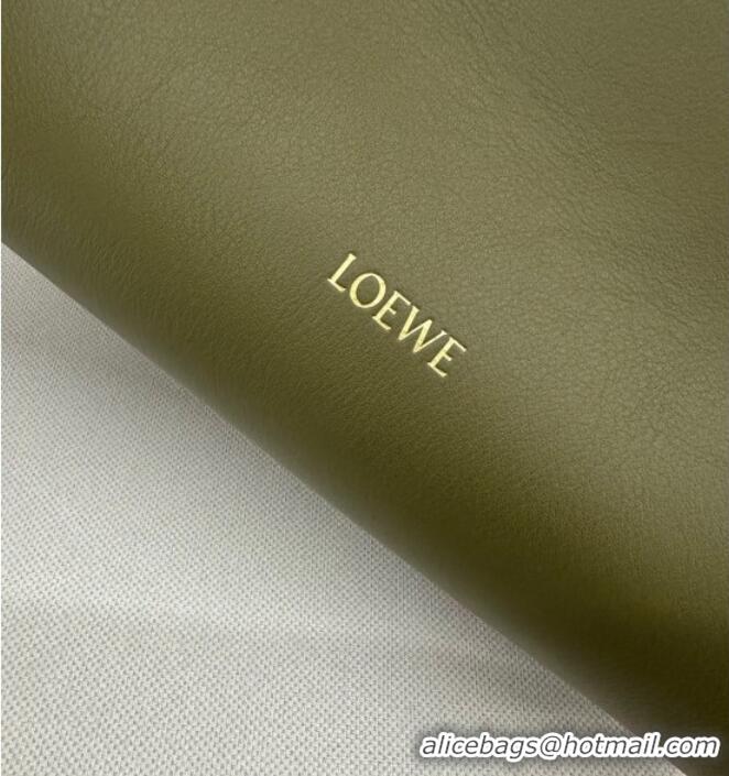Spot Bulk Loewe Medium Madrid bag in supple calfskin 052451 Green 2025