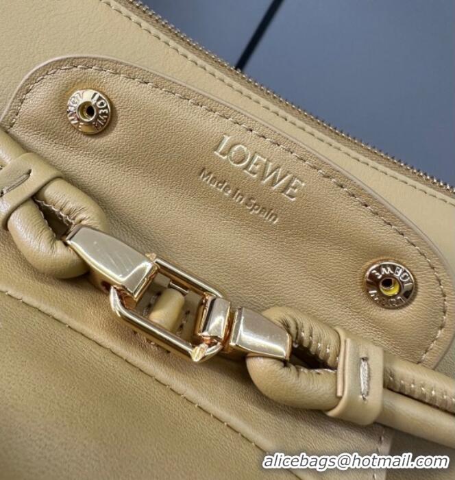 Original Cheap Loewe Medium Madrid bag in supple calfskin 052451 Yellow 2025