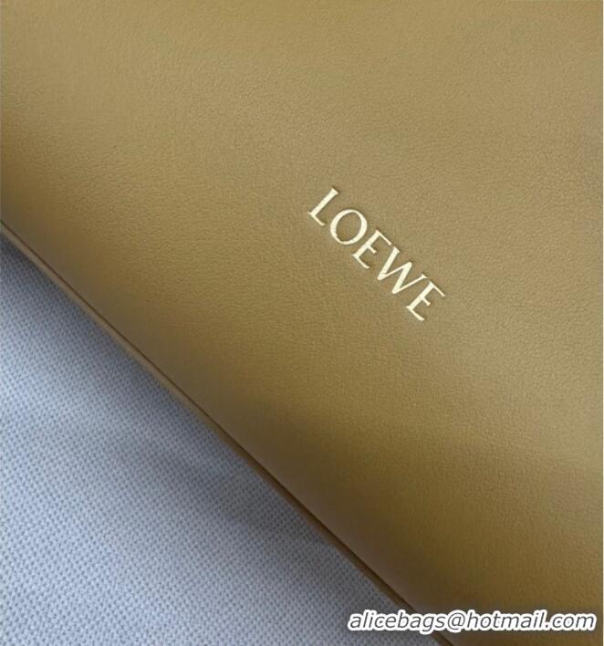 Original Cheap Loewe Medium Madrid bag in supple calfskin 052451 Yellow 2025