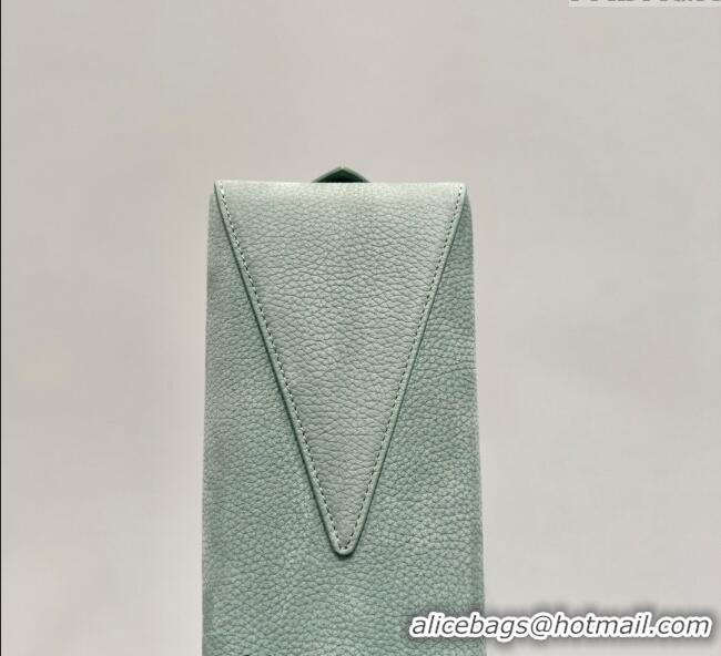 New Fashion Alaia Le Tecket Medium Long Shoulder bag in Nubuck Leather 0802 Sage Green 2025