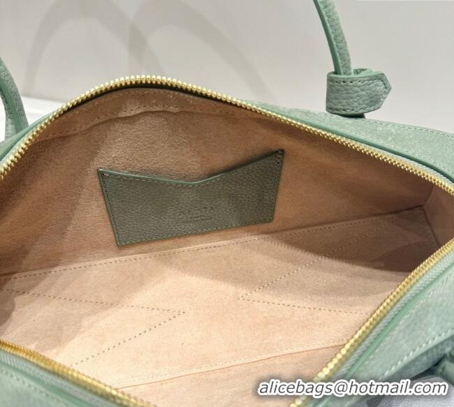 New Fashion Alaia Le Tecket Medium Long Shoulder bag in Nubuck Leather 0802 Sage Green 2025