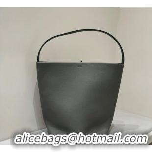 Promotional The Row Large N/S Park Tote Bag in Grained Leather 0802 Timouse Grey 2025