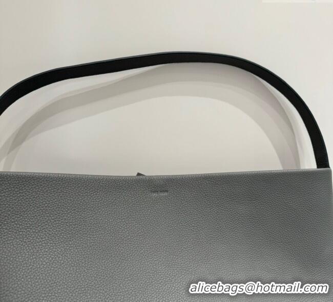 Promotional The Row Large N/S Park Tote Bag in Grained Leather 0802 Timouse Grey 2025