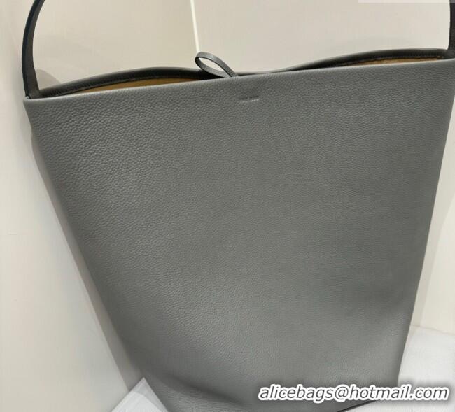 Promotional The Row Large N/S Park Tote Bag in Grained Leather 0802 Timouse Grey 2025