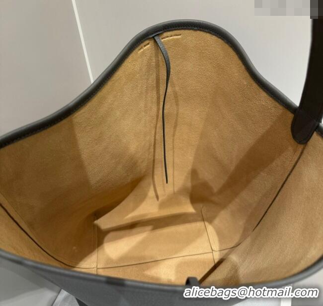 Promotional The Row Large N/S Park Tote Bag in Grained Leather 0802 Timouse Grey 2025