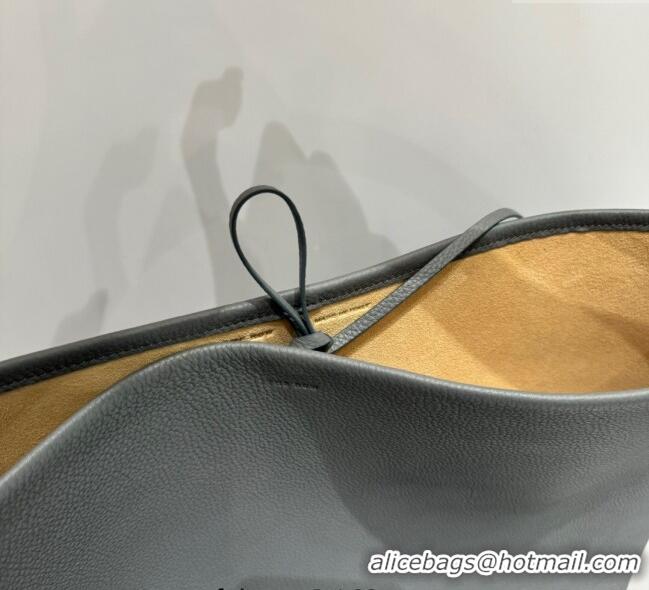 Promotional The Row Large N/S Park Tote Bag in Grained Leather 0802 Timouse Grey 2025