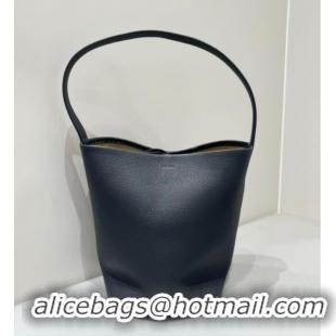 Well Crafted The Row Medium N/S Park Tote Bag in Grained Leather 0802 Marine Blue 2025