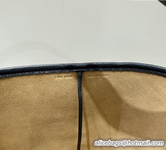 Well Crafted The Row Medium N/S Park Tote Bag in Grained Leather 0802 Marine Blue 2025