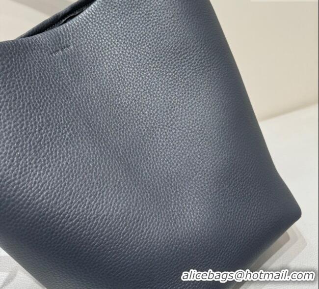Well Crafted The Row Medium N/S Park Tote Bag in Grained Leather 0802 Marine Blue 2025