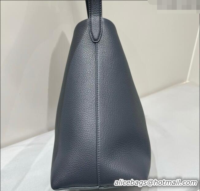 Well Crafted The Row Medium N/S Park Tote Bag in Grained Leather 0802 Marine Blue 2025