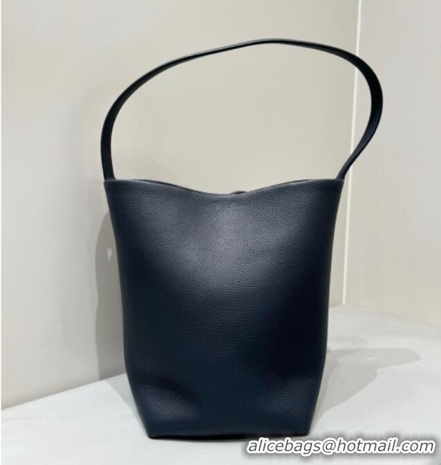 Well Crafted The Row Medium N/S Park Tote Bag in Grained Leather 0802 Marine Blue 2025