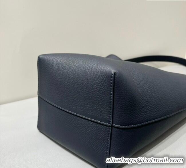 Well Crafted The Row Medium N/S Park Tote Bag in Grained Leather 0802 Marine Blue 2025