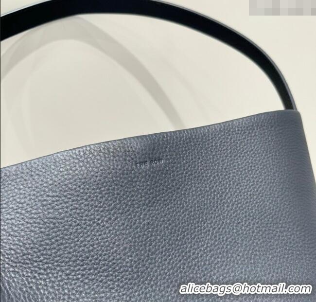 Well Crafted The Row Medium N/S Park Tote Bag in Grained Leather 0802 Marine Blue 2025