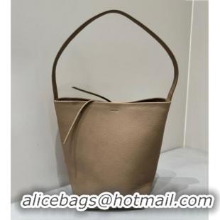 Best Design The Row Medium N/S Park Tote Bag in Grained Leather 0802 Beige 2025