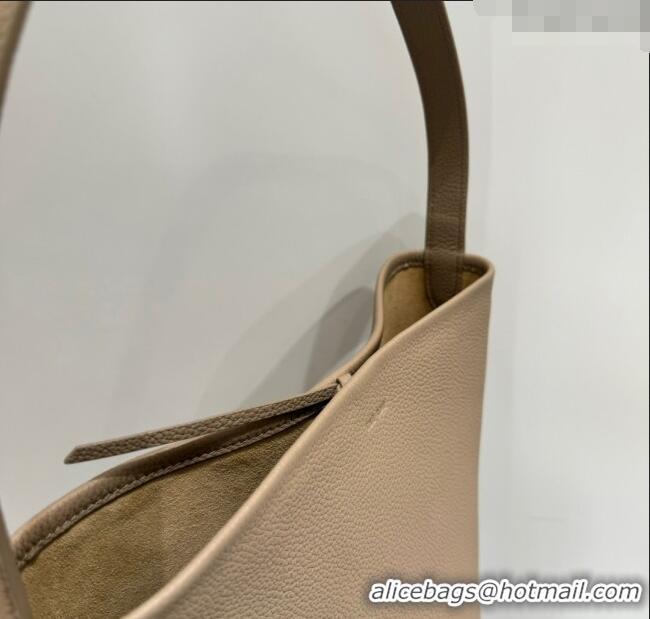Best Design The Row Medium N/S Park Tote Bag in Grained Leather 0802 Beige 2025