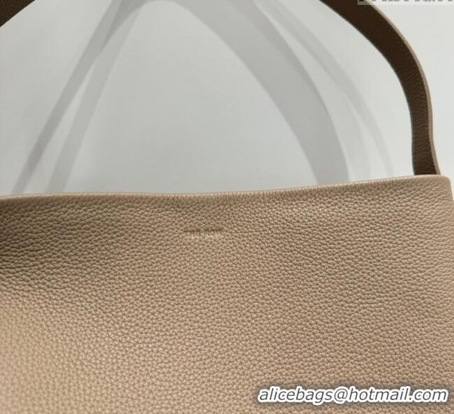 Best Design The Row Medium N/S Park Tote Bag in Grained Leather 0802 Beige 2025