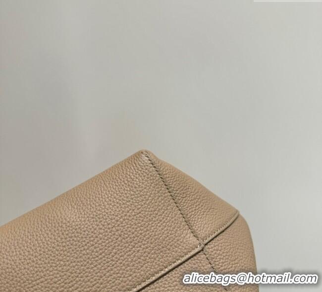 Best Design The Row Medium N/S Park Tote Bag in Grained Leather 0802 Beige 2025