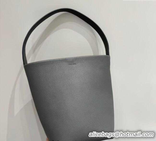 Buy Discount The Row Small N/S Park Tote Bag in Grained Leather S0802 Timouse Grey 2025