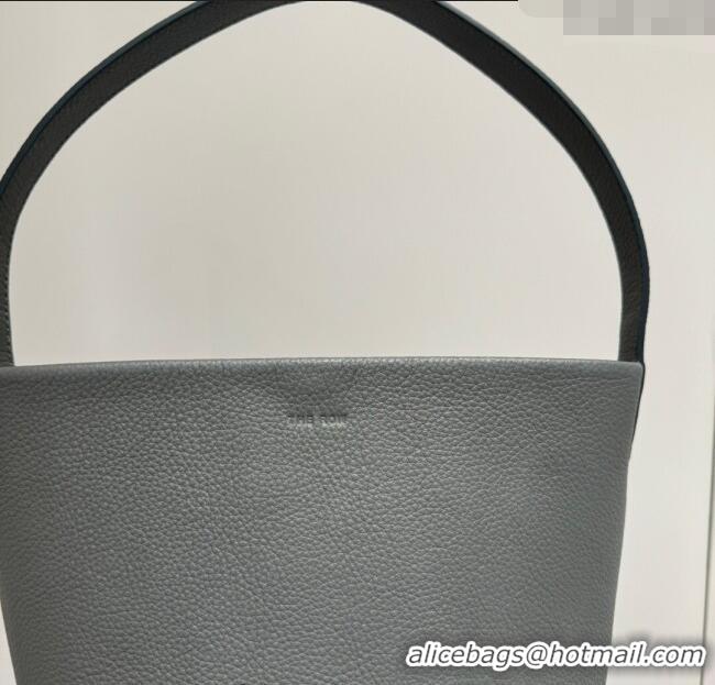 Buy Discount The Row Small N/S Park Tote Bag in Grained Leather S0802 Timouse Grey 2025