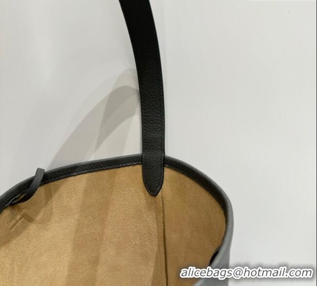 Buy Discount The Row Small N/S Park Tote Bag in Grained Leather S0802 Timouse Grey 2025