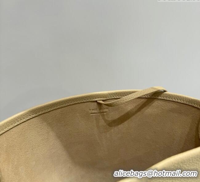 Modern Classic The Row Small N/S Park Tote Bag in Grained Leather 0802 Mustard Yellow 2025