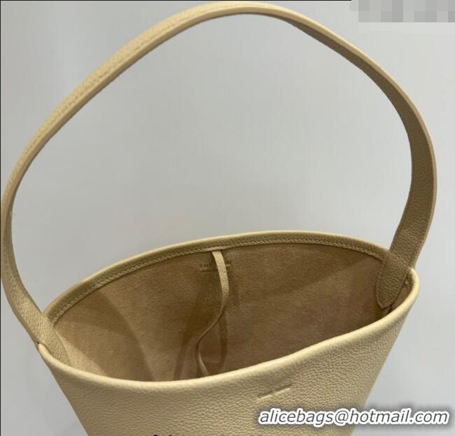 Modern Classic The Row Small N/S Park Tote Bag in Grained Leather 0802 Mustard Yellow 2025