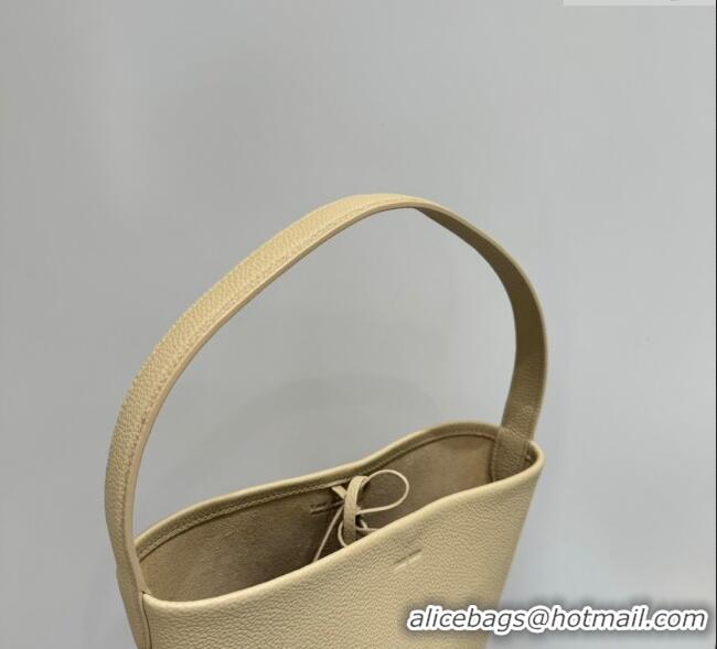 Modern Classic The Row Small N/S Park Tote Bag in Grained Leather 0802 Mustard Yellow 2025