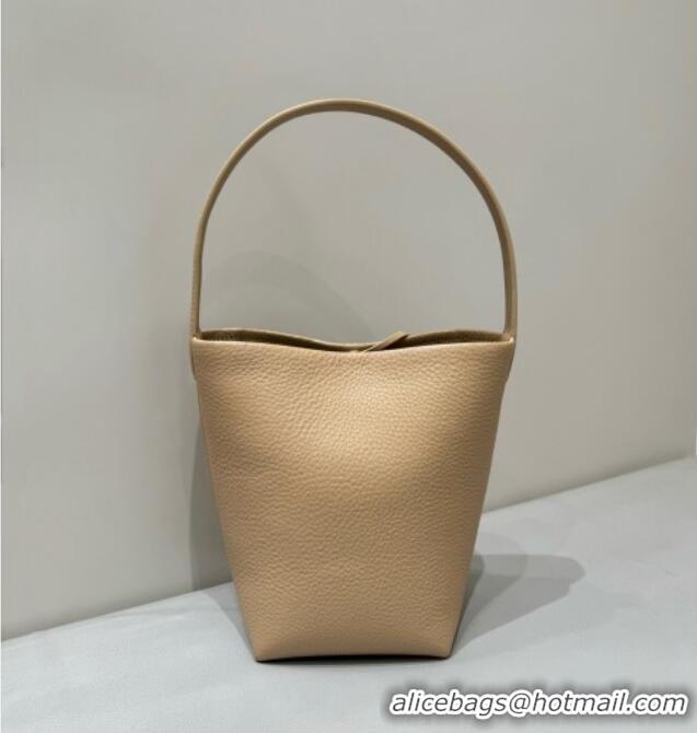 Grade Quality The Row Small N/S Park Tote Bag in Grained Leather 0802 Milk Tea 2025