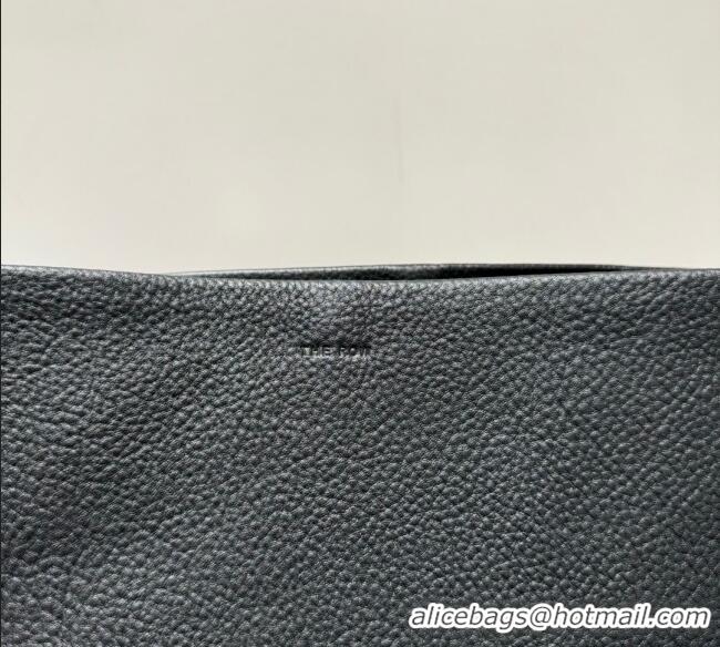 Well Crafted The Row Small N/S Park Tote Bag in Grained Leather 0802 Black 2025